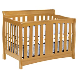 DaVinci Rowan 4-in-1 Crib with Toddler Rail in Oak