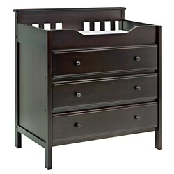 Babyletto Newhaven 3-drawer Changing Table Dresser in Chocolate