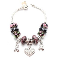 Bleek2Sheek True Hope Collection: Black Edition Charm Bracelet