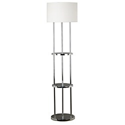 Tres 61-inch Chrome Floor Lamp