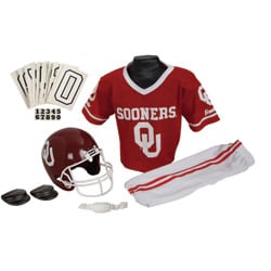 Franklin Sports Youth Oklahoma Football Uniform Set