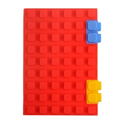 Red Silicone Notebook