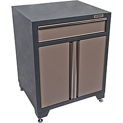 Professional Series 18-gauge 2-door Taupe Base Cabinet with Drawer