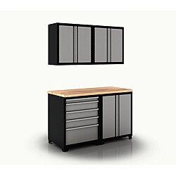 Professional Series 18-gauge Grey 5-piece Pro Series Cabinet Set