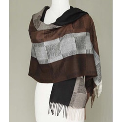 Alpaca 'Andean Cocoa' Shawl (Peru)