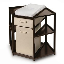Espresso Corner Changing Table