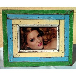 Squirt Boat Wood Picture Frame (Thailand)
