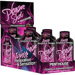 Penthouse Pleasure Shot Female Libido Enhancement Drink (Pack of 6)