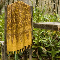 Rayon Batik Brown Shawl (Indonesia)