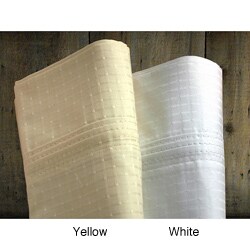 Egyptian Cotton Sateen 450 Thread Count Windowpane Dobby Pillowcases (Set of 2)
