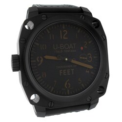  U-BOAT Thousands Of Feet Black PVD Steel Watch