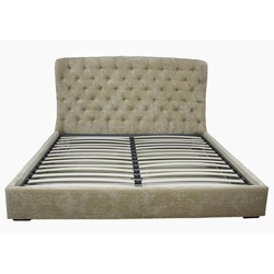 Presidio Cream Tufted Upholstered Queen-size Bed