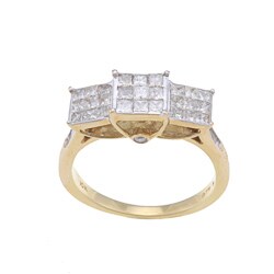 10k Yellow Gold 1ct TDW Diamond Ring (H-I, I2-I3)