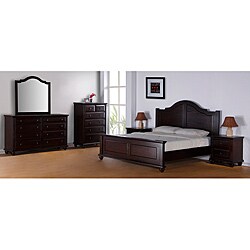Cantley Dark Wood Queen-size 5-piece Bedroom Set