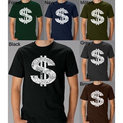 Los Angeles Pop Art Men's Dollar Sign T-shirt