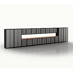 Professional Series 18 Gauge Grey 24-piece Pro Series Cabinet Set