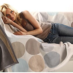 Bocasa Spots Woven Throw Blanket