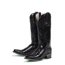 Lane Boots Women's Black Patent 'Wild Ginger' Cowboy Boots