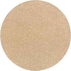 Candice Olson Hand-crafted Insular Wool Rug (8' Round)