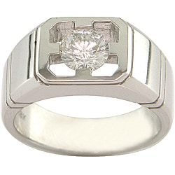 18k Gold 1ct TDW Certified Clarity-Enhanced Diamond Engagement Ring (G, SI1)