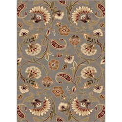 Infinity Collection Blue Area Rug (7'10 x 10'3)