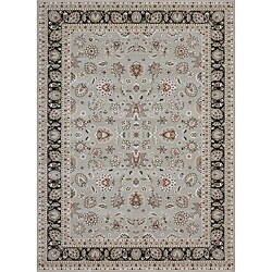 Primeval Tan/ Charcoal Oriental Rug (11'2 x 14'6)