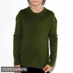 American Apparel Kids' Baby Rib Long Sleeve Tee Shirt
