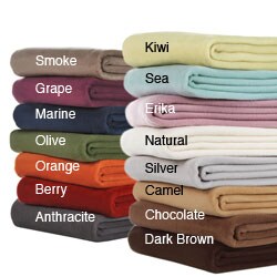 Bocasa Woven Microfiber Throw Blanket