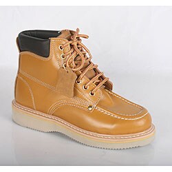 Rockman Men's Tan Leather Lace-up Oxford Boots