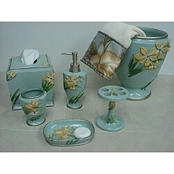Sherry Kline Villa Flora 6-piece Bath Accessory Collection