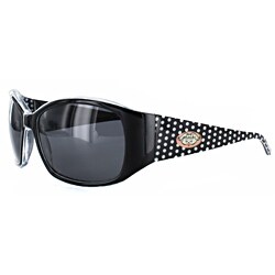 Phoebe Couture Women's Black/ White Fashion Sunglasses