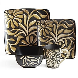 American Atelier Daisy White 16-piece Dinnerware Set