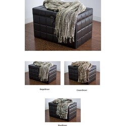 Rizzy Home Thick Tie Dyed Acrylic Throw