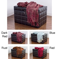 Rizzy Home Loose Weave Throw