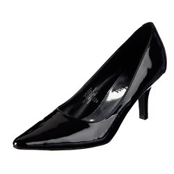 Sam & Libby Women's 'Dovecot' Black Kitten Heel Pumps