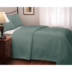 Roxbury Park Teal Quilted Queen-size Coverlet