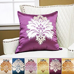 Damask Rhinestone Stud Poly Oxford Pillow 19 x 19 (Set of 2)
