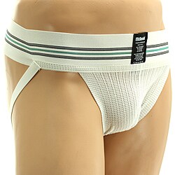 McDavid White Cotton/Polyester Youth Athletic Supporter (Three-pack)