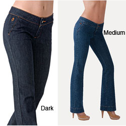 Ilusion Women's Wide-Leg Trouser Jeans