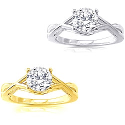 14k Gold 1 1/4 ct TDW Diamond Solitaire Engagement Ring (H-I, I1)