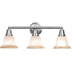 Woodbridge Lighting Hudson Glen 3-light Satin Nickel Bath Bar