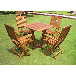 Royal Tahiti 'Gibraltar' 5-piece Outdoor Dining Set