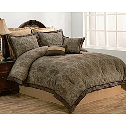 Geneva 8-piece King-size Comforter Set 