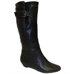 Carrini Women's Sliver Wedge Boot with Buckle