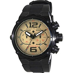 Officina Del Tempo Chronograph Brown Accent Watch