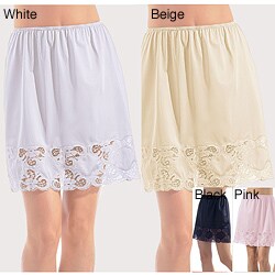 Illusion's Women's Antistatic 18-inch Half Skirt Slip