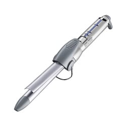 John Freida 1-inch Digital Ceramic Titanium Curling Iron with Mat