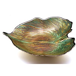 Palm Large Leaf Bowl by Arda Glassware 