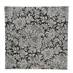 Black Typhoon Dahlia Tempered Glass Platter