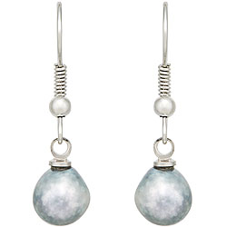 O Jewelry Akoya Baroque Grey Earrings